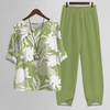 Set Due Pezzi Floreale Vintage per Donne