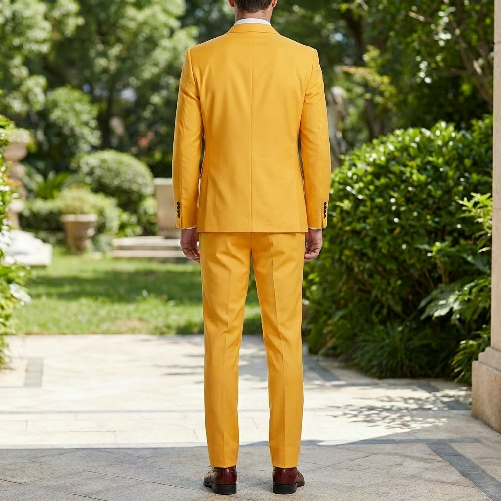 Abito Slim Fit di Lusso a 3 Pezzi per Uomini
