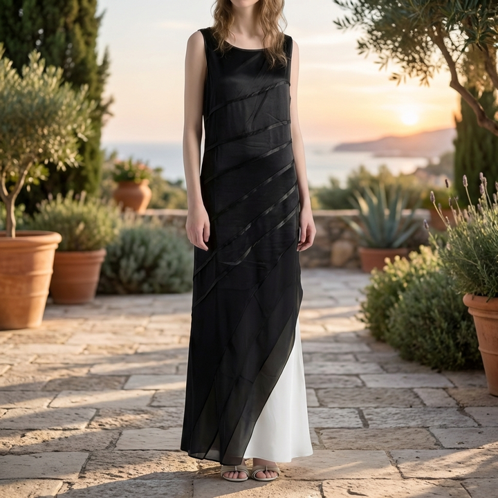 Abito Maxi Ombre a Strati per Donne