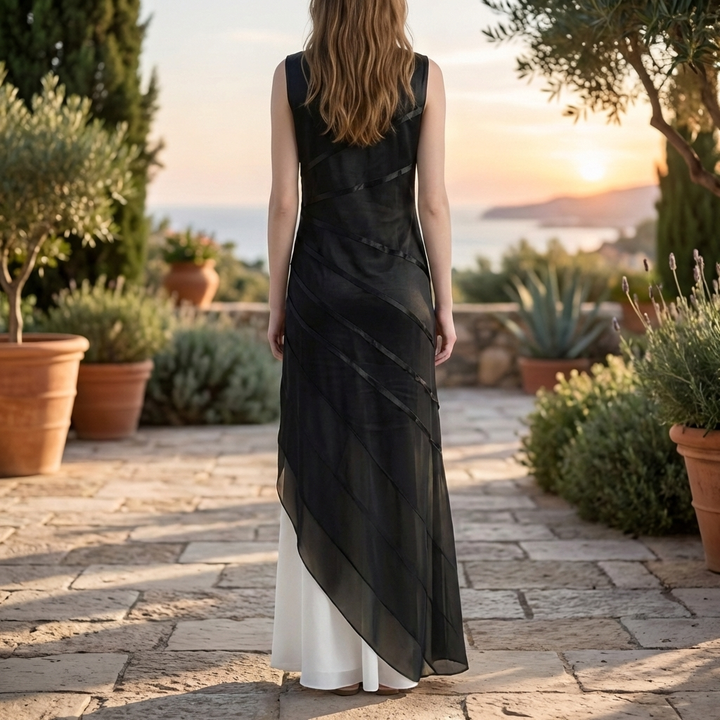 Abito Maxi Ombre a Strati per Donne