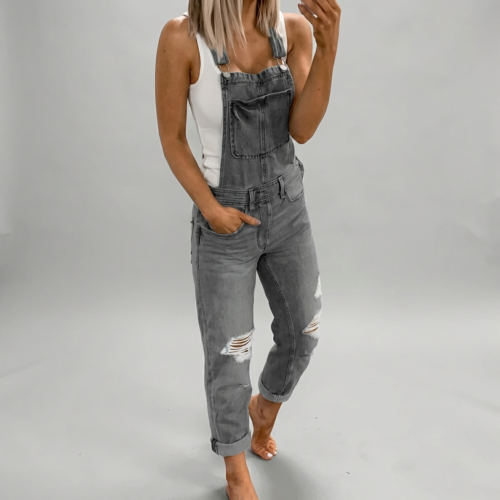 Salopette in Denim per Donne