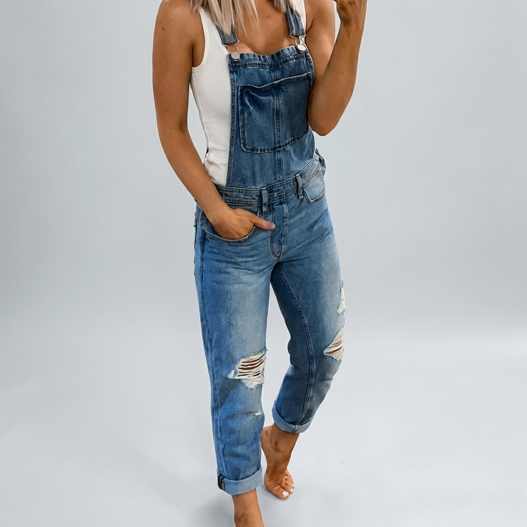 Salopette in Denim per Donne