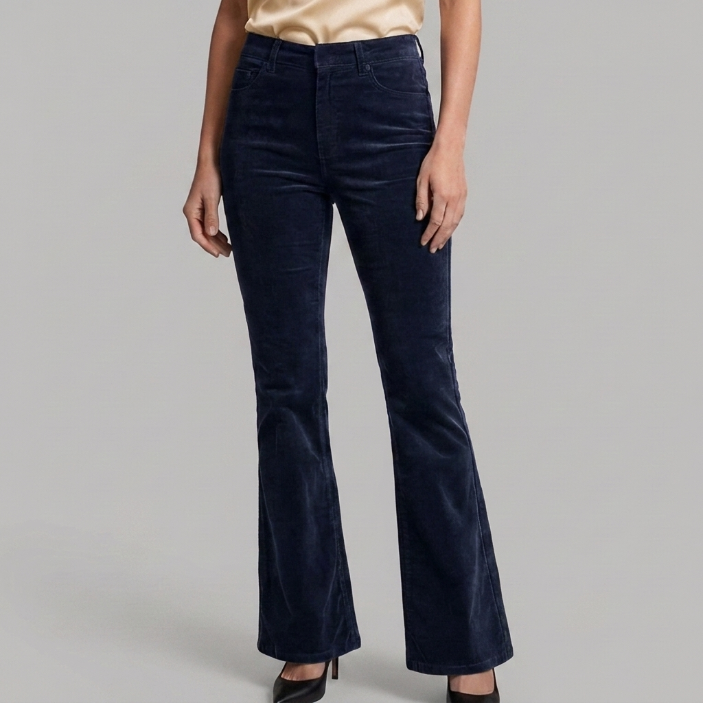 Pantaloni Cargo Alti in Vita per Donne