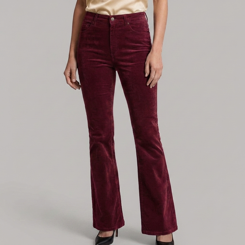 Pantaloni Cargo Alti in Vita per Donne