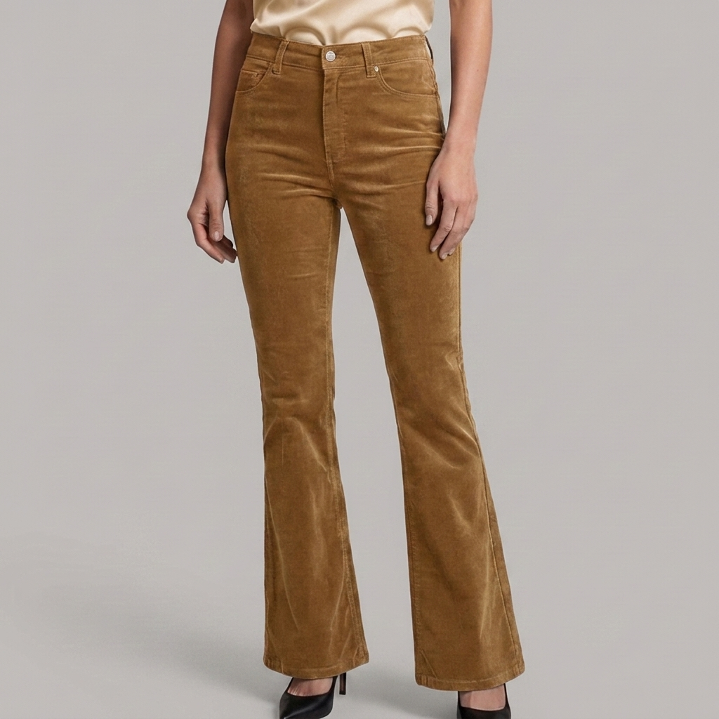 Pantaloni Cargo Alti in Vita per Donne