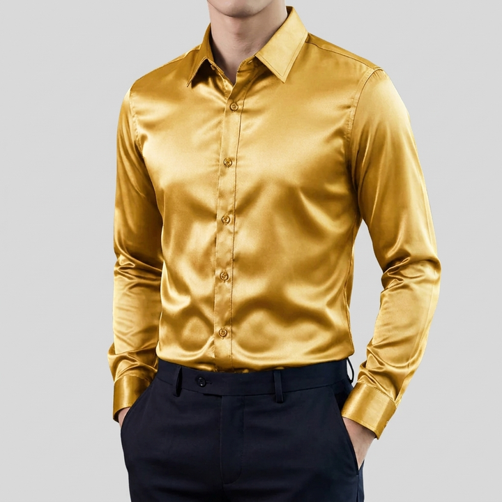 Maglia Lunga Classica Stretch per Uomini