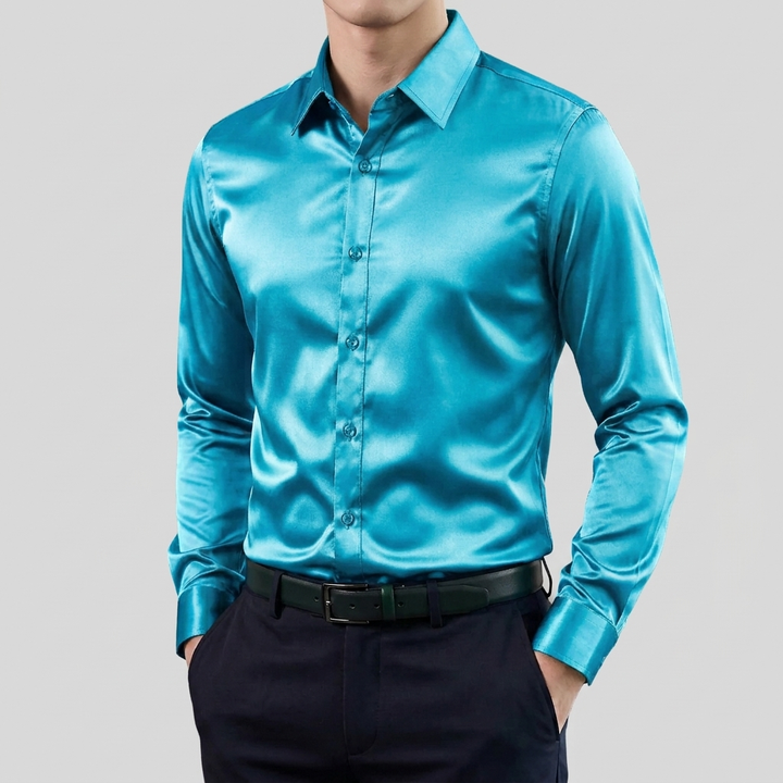 Maglia Lunga Classica Stretch per Uomini