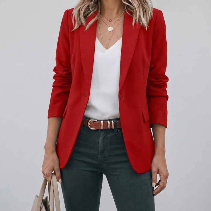 Blazer Elegante con Aspetto Vintage per Donne