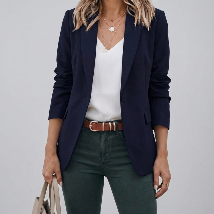 Blazer Elegante con Aspetto Vintage per Donne