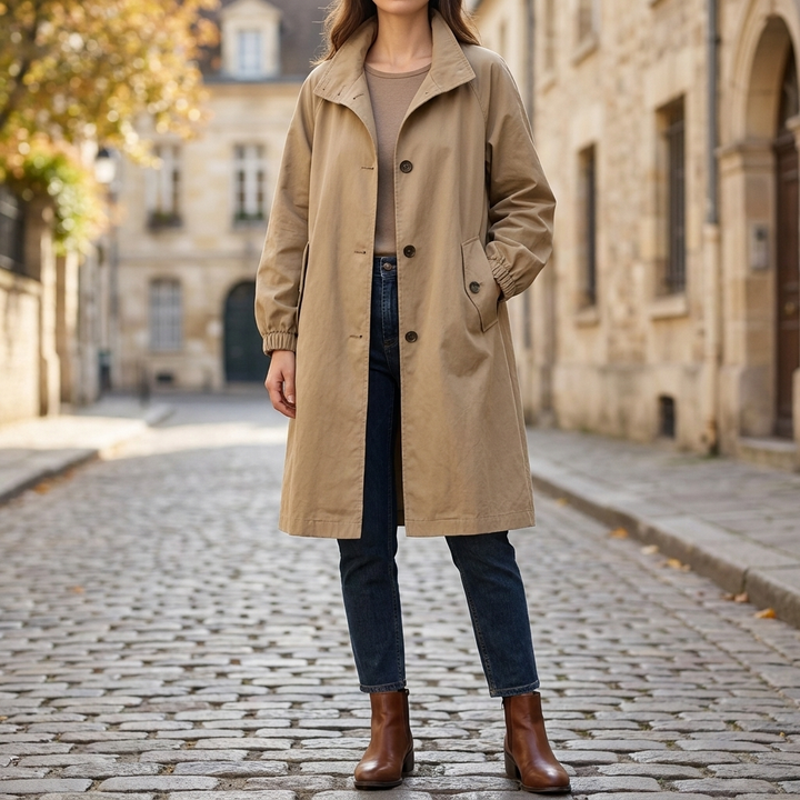 Cappotto Lungo da Pioggia Donna
