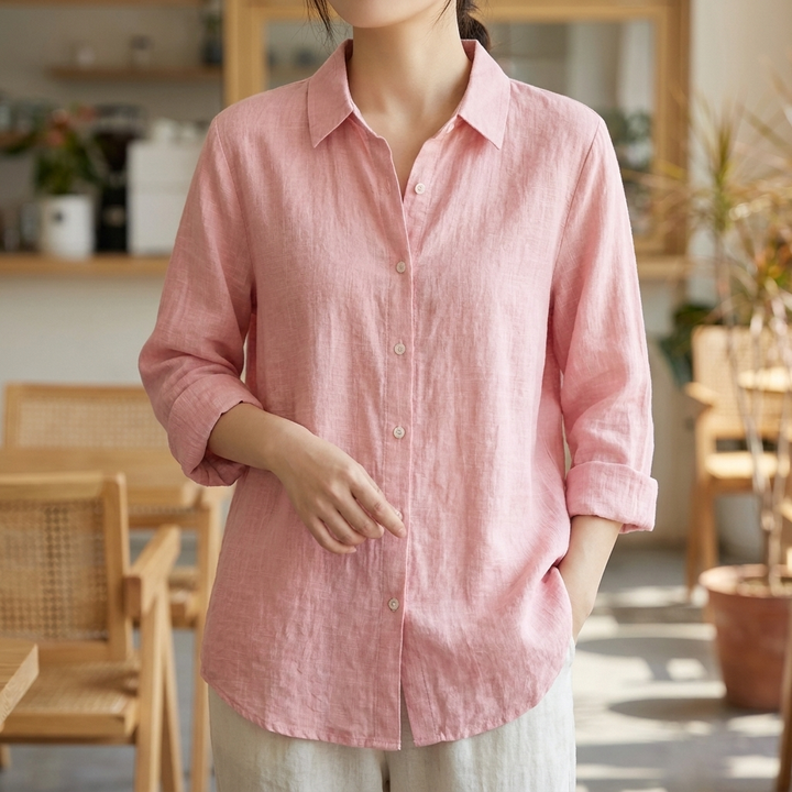 Blusa a Maniche Lunghe per Donne