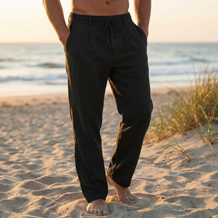 Pantaloni Estivi in Lino Eleganti da Uomo