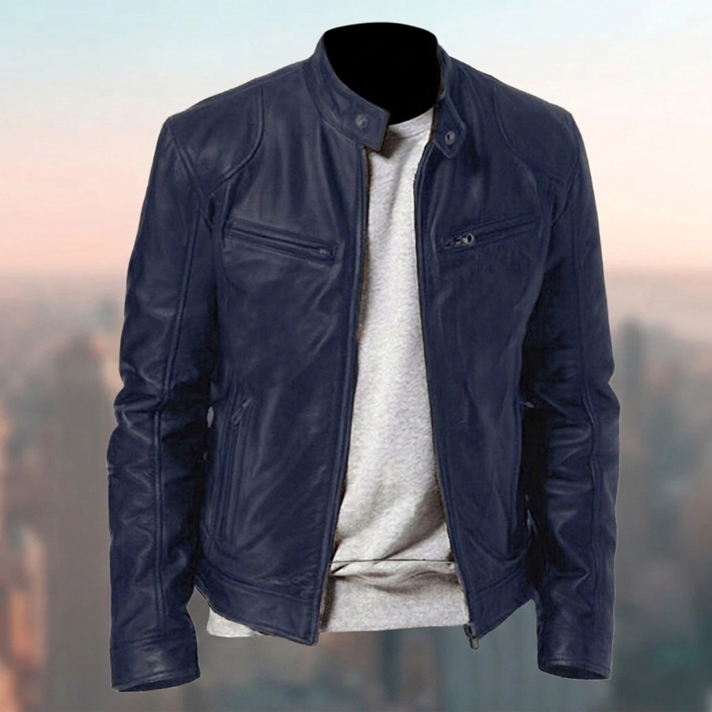 Giacca in Pelle da Uomo – Design Elegante con Appello Quotidiano