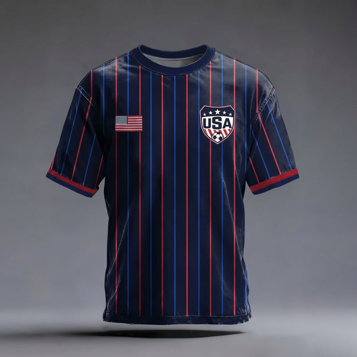 T-shirt Casual da Uomo per Calcio
