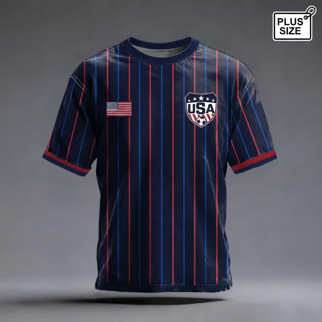 T-shirt Casual da Uomo per Calcio