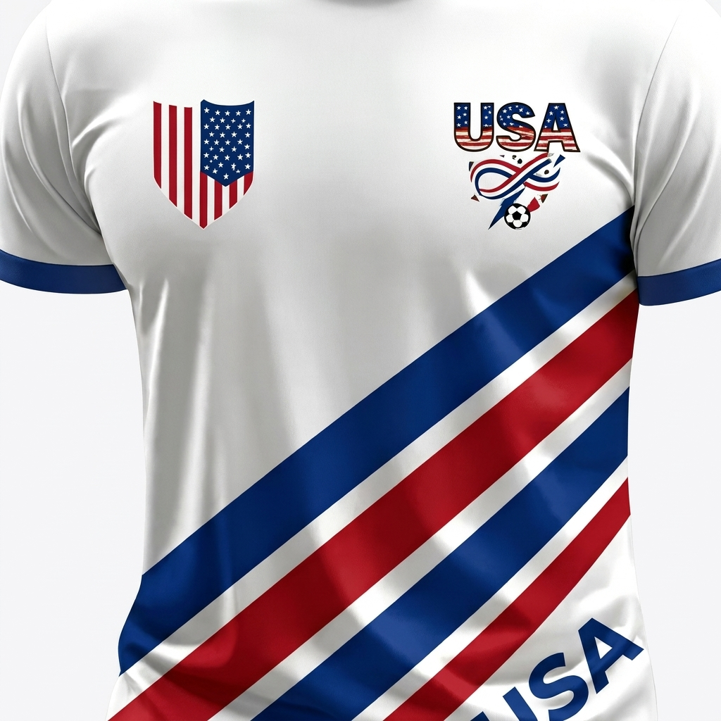 2026 Maglietta Calcistica Ispirata agli USA