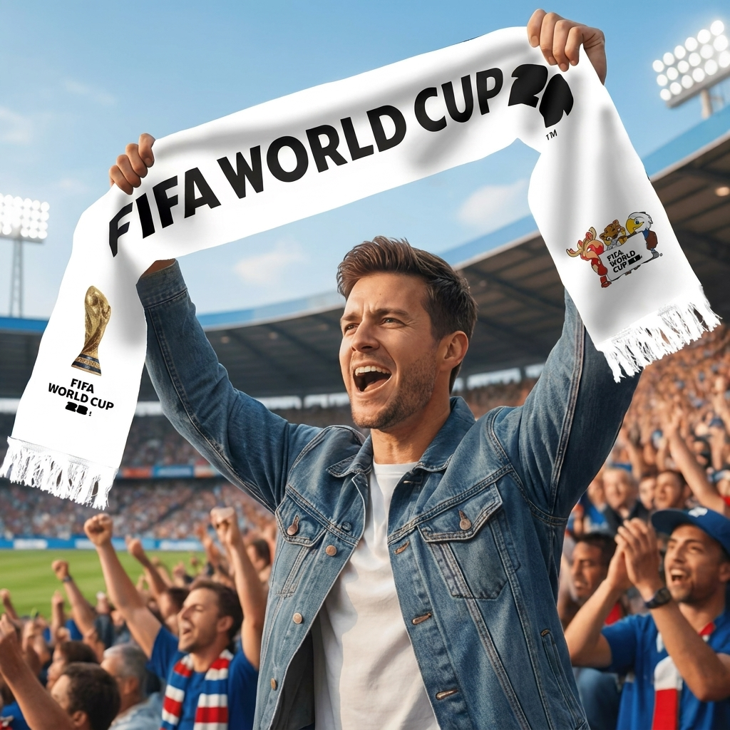 Sciarpa di Celebrazione del Calcio Mondiale