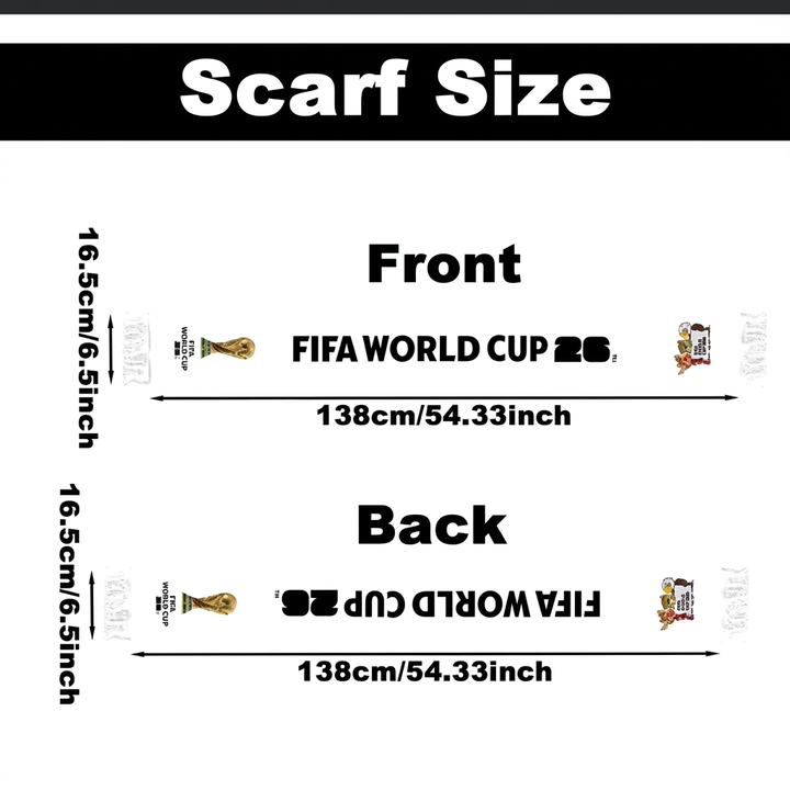 Sciarpa di Celebrazione del Calcio Mondiale
