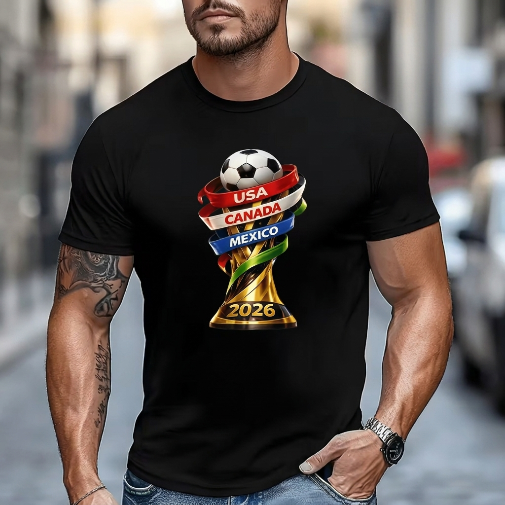 Maglietta Grafica Calcio Uomo