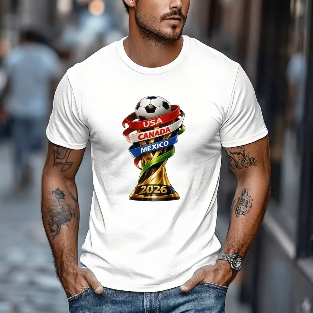 Maglietta Grafica Calcio Uomo