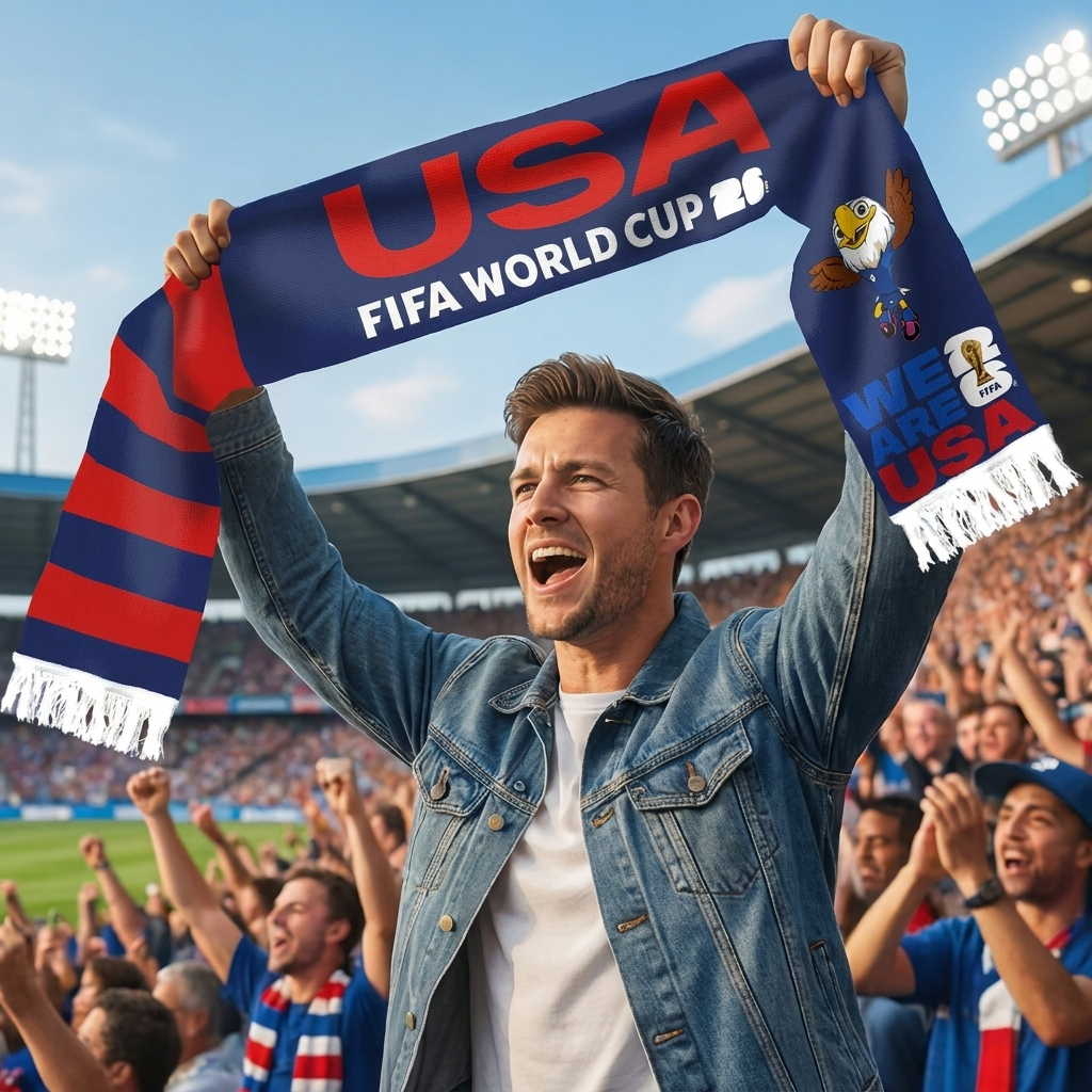 2026 Sciarpa per Tifosi Sportivi