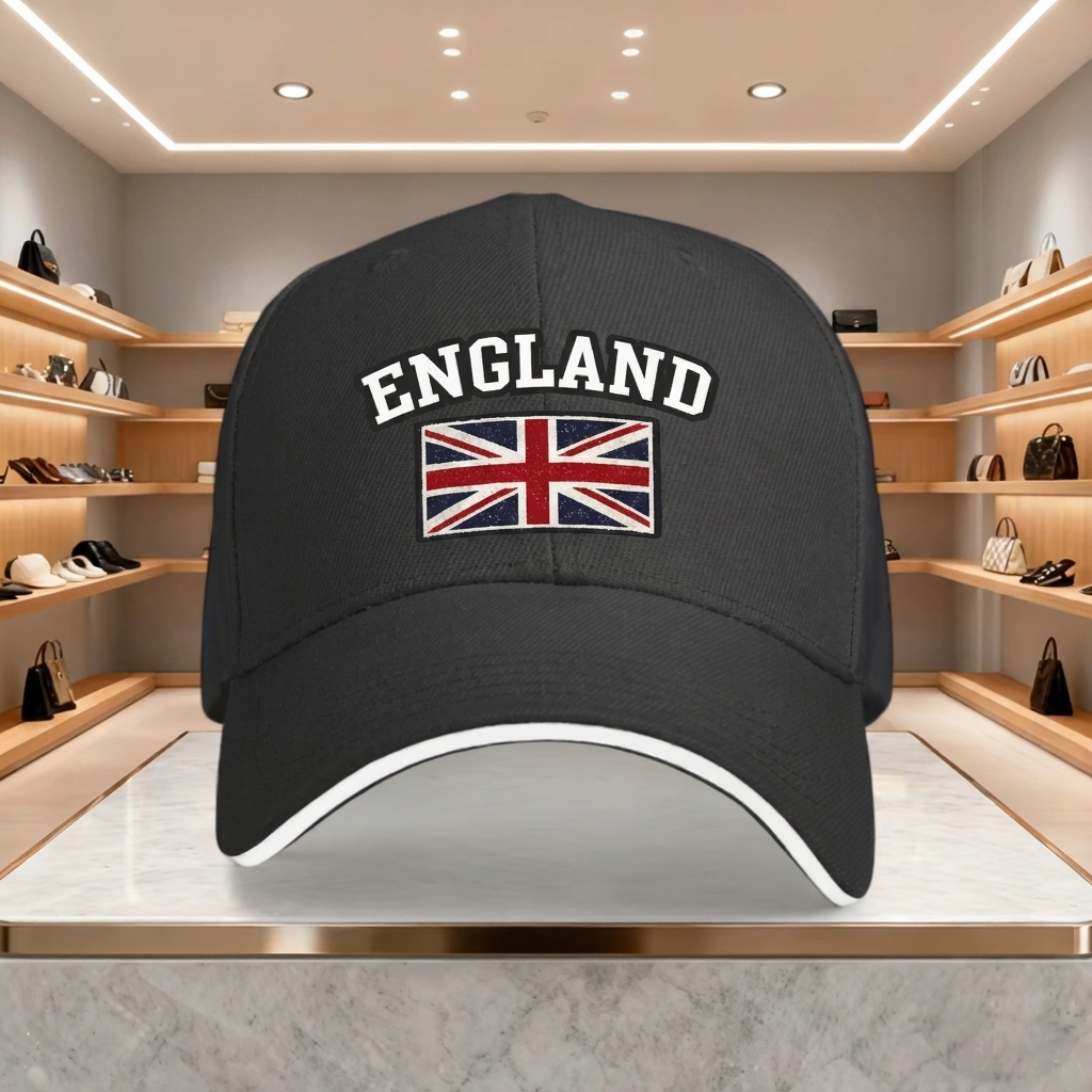 Capello Baseball Bandiera Inghilterra UK
