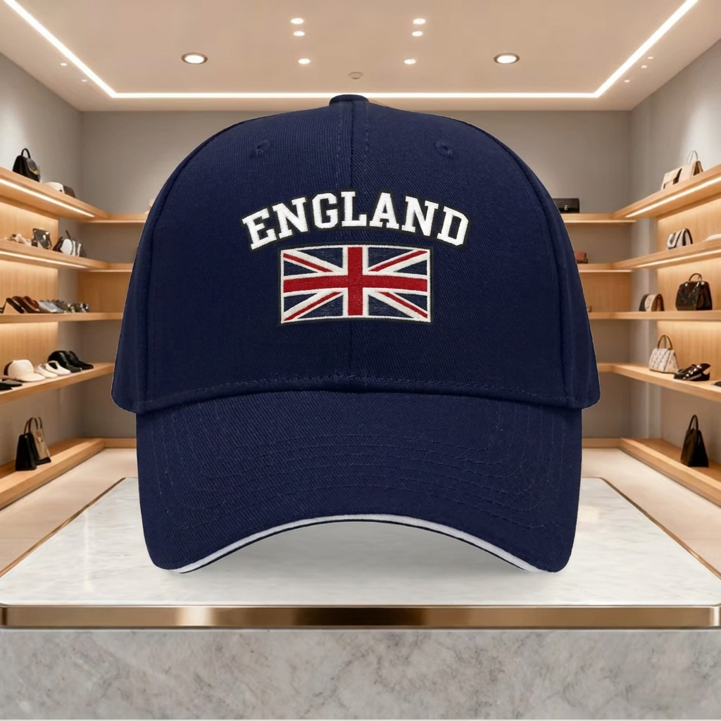 Capello Baseball Bandiera Inghilterra UK