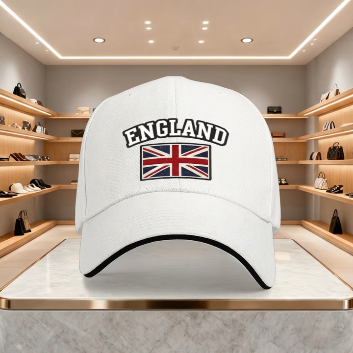Capello Baseball Bandiera Inghilterra UK