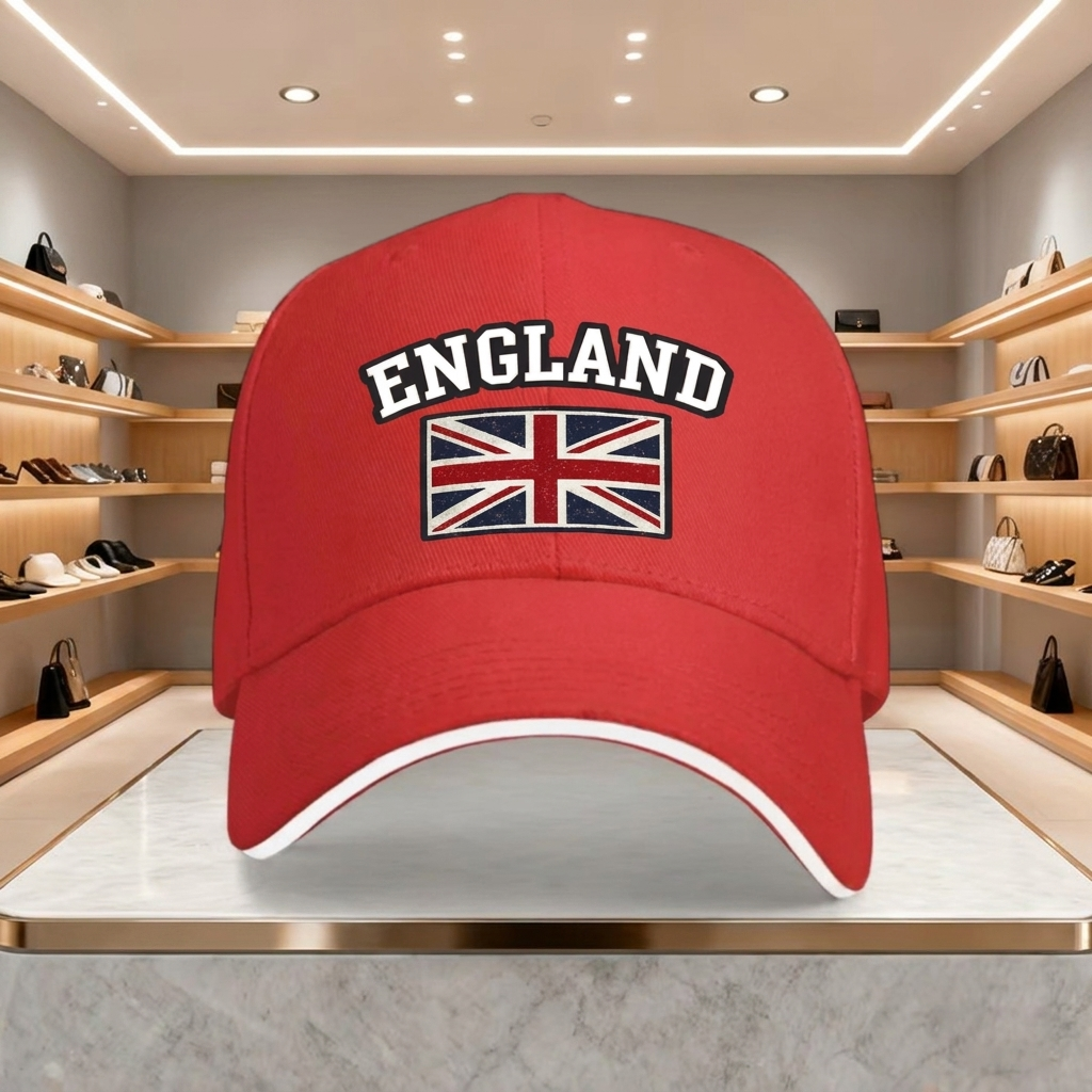 Capello Baseball Bandiera Inghilterra UK