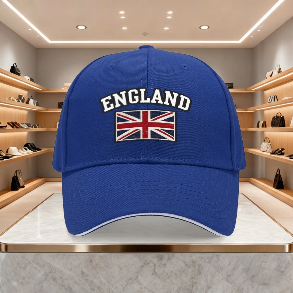 Capello Baseball Bandiera Inghilterra UK