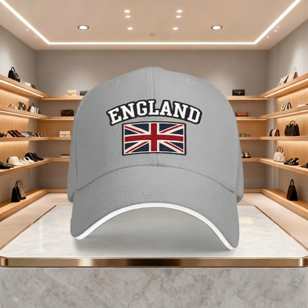 Capello Baseball Bandiera Inghilterra UK