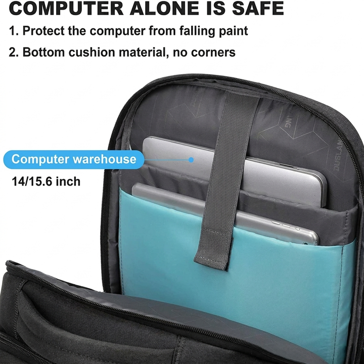 Zaino impermeabile per laptop e viaggi