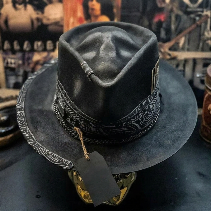 Cappello Artigianale con Teschio | Fatto a Mano e di Tendenza