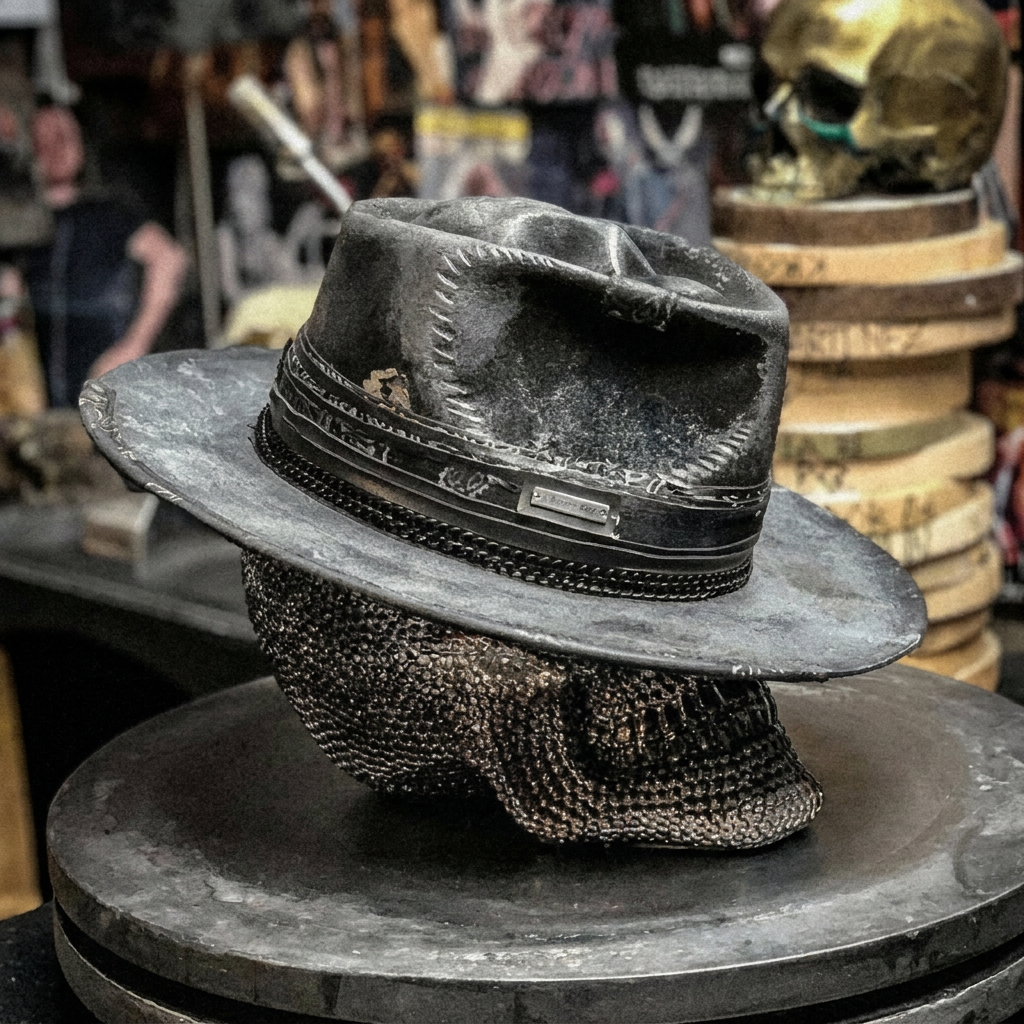 Cappello Artigianale con Teschio | Fatto a Mano e di Tendenza