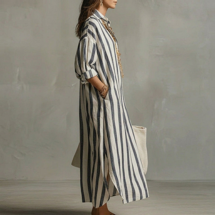 Abito A-line da Donna – Con Colletto a Rever