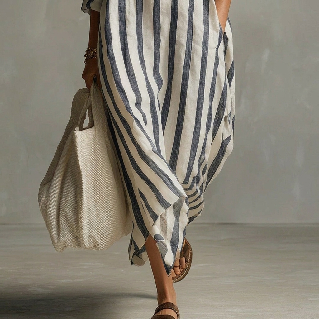 Abito A-line da Donna – Con Colletto a Rever