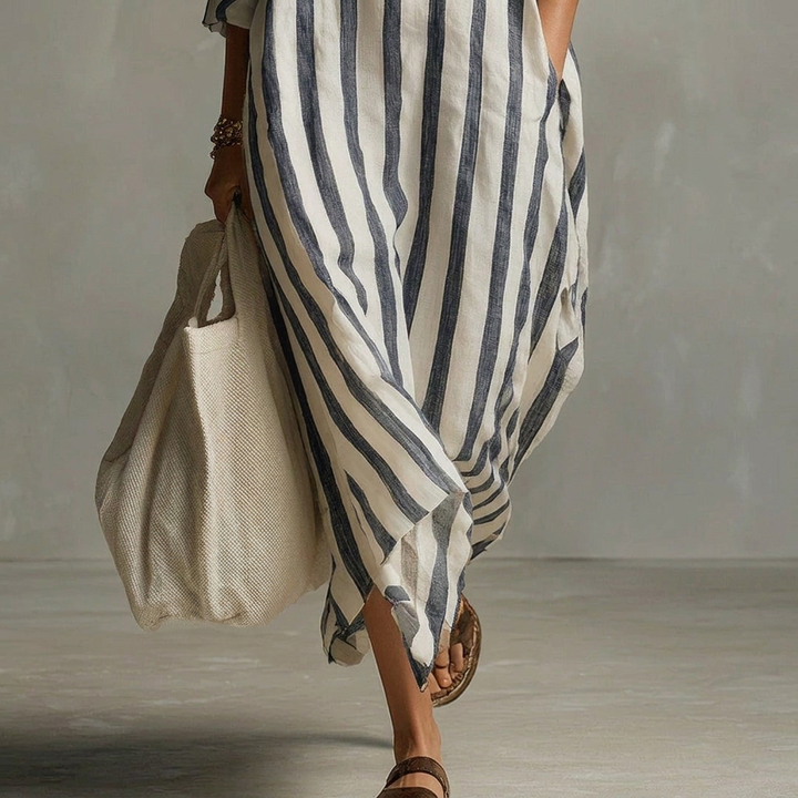 Abito A-line da Donna – Con Collo a Revers