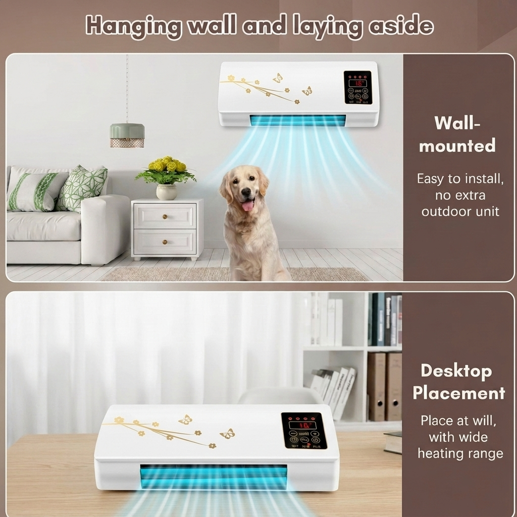 Mini Ventilatore – Raffreddamento Portatile Senza Installazione