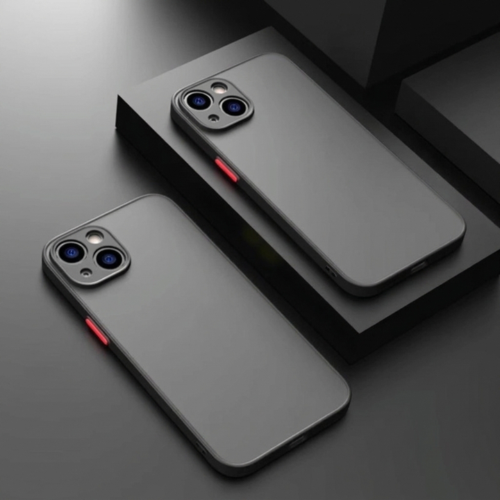 Custodia per telefono acrilica trasparente minimalista