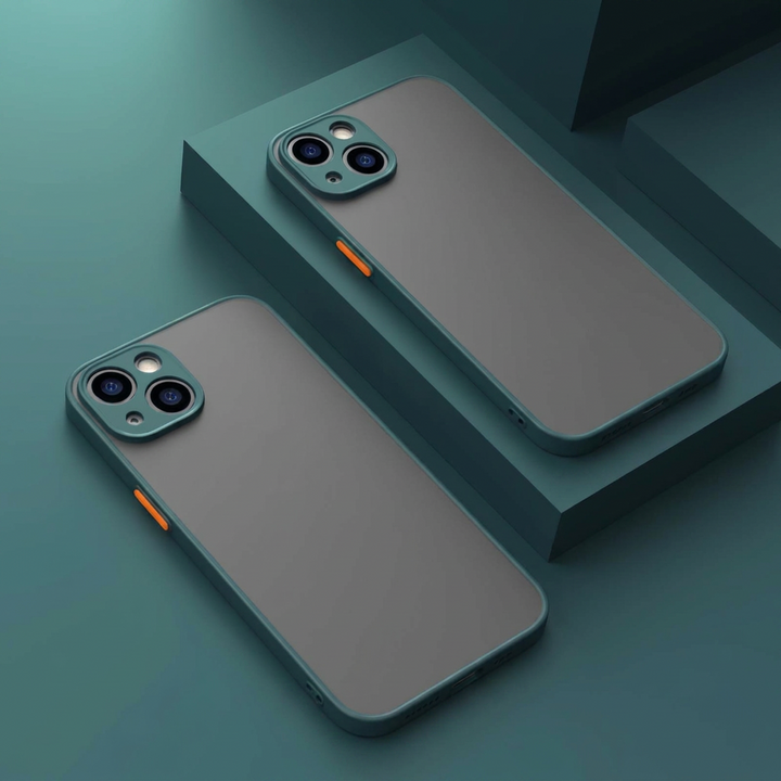Custodia per telefono acrilica trasparente minimalista