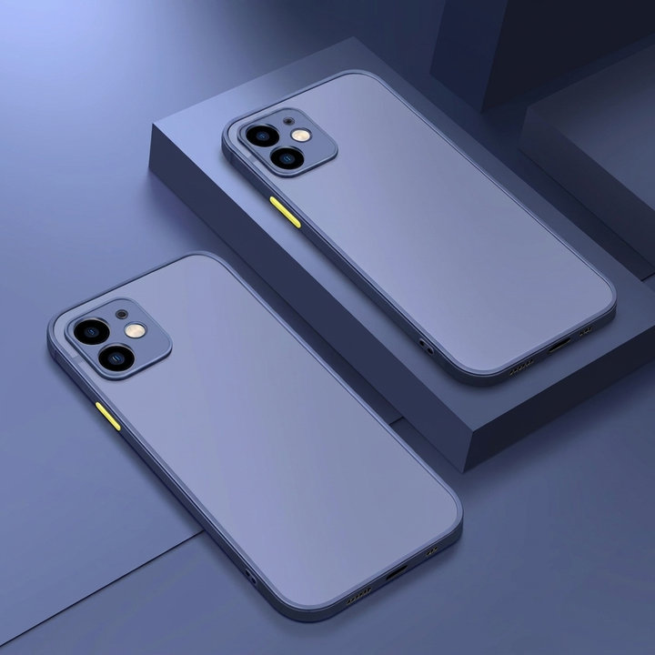 Custodia per telefono acrilica trasparente minimalista