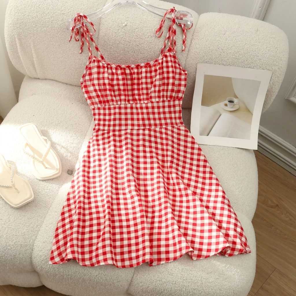 Abito A-Line Floreale Dolce per Donne