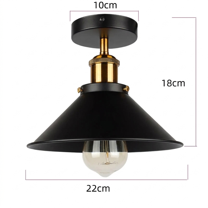 Lampada da Soffitto Industriale Farmhouse