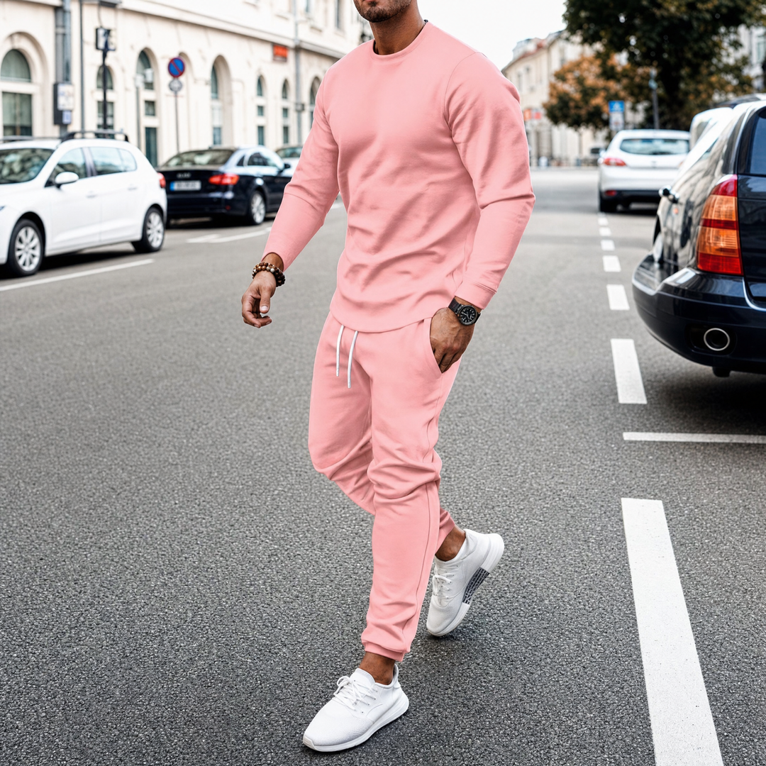 Set casual a due pezzi da uomo