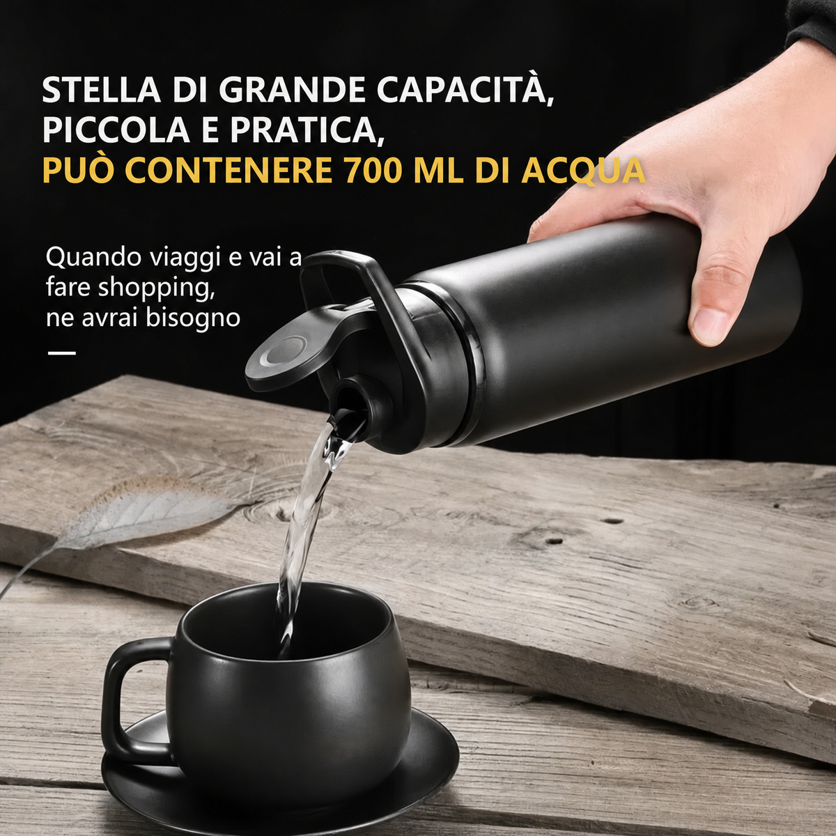 Borraccia termica da esterno in acciaio inox