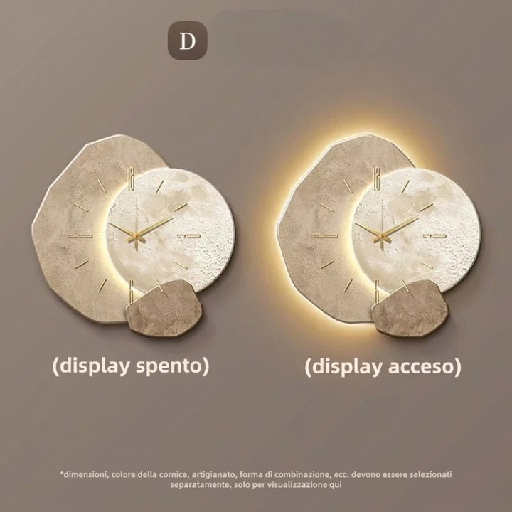 Orologio da Parete Minimal con Illuminazione LED Integrata