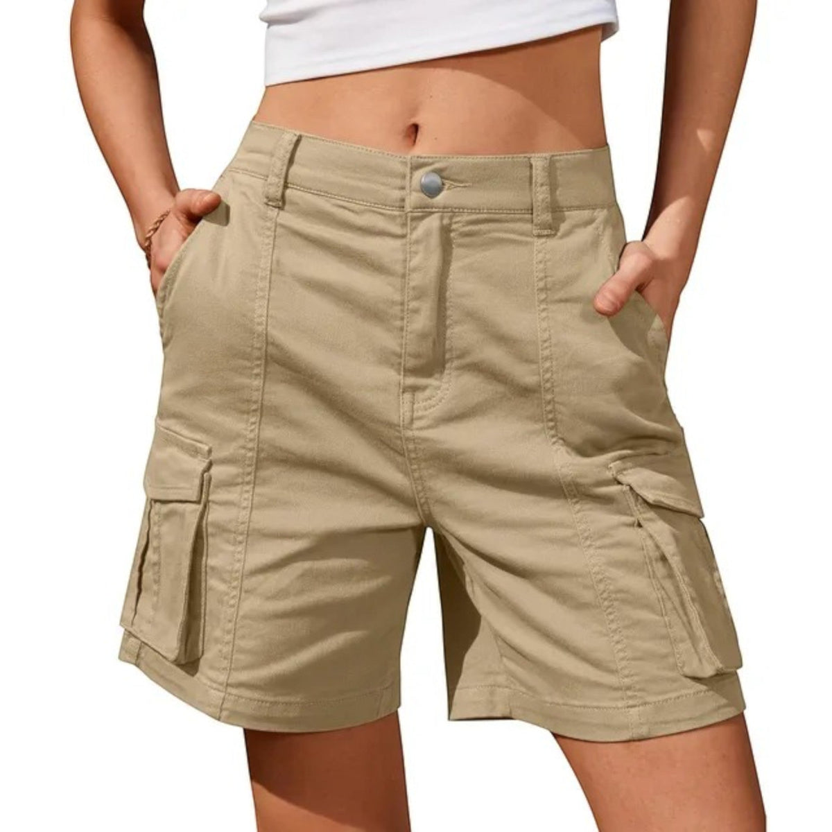 Pantaloni Cargo - Alta Vita