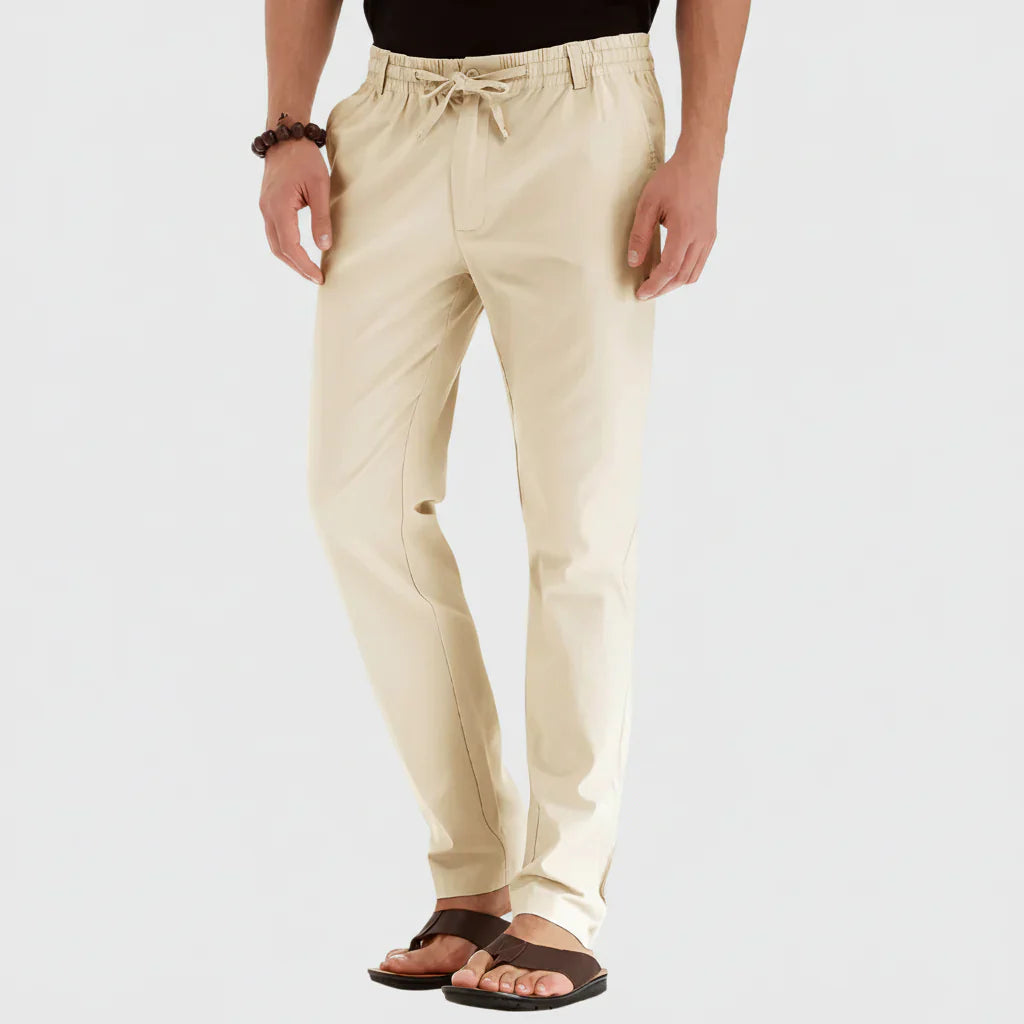 Pantaloni Estivi Casual con Elastico per Uomini