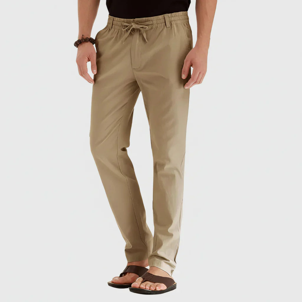 Pantaloni Estivi Casual con Elastico per Uomini