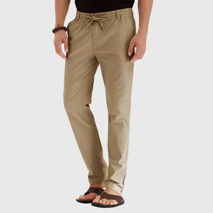 Pantaloni Estivi Casual con Elastico per Uomini
